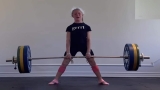 Bekijk de 9-jarige gewichtheffer Rory van Ulft (30KG) met een deadlift van 244,7 pond